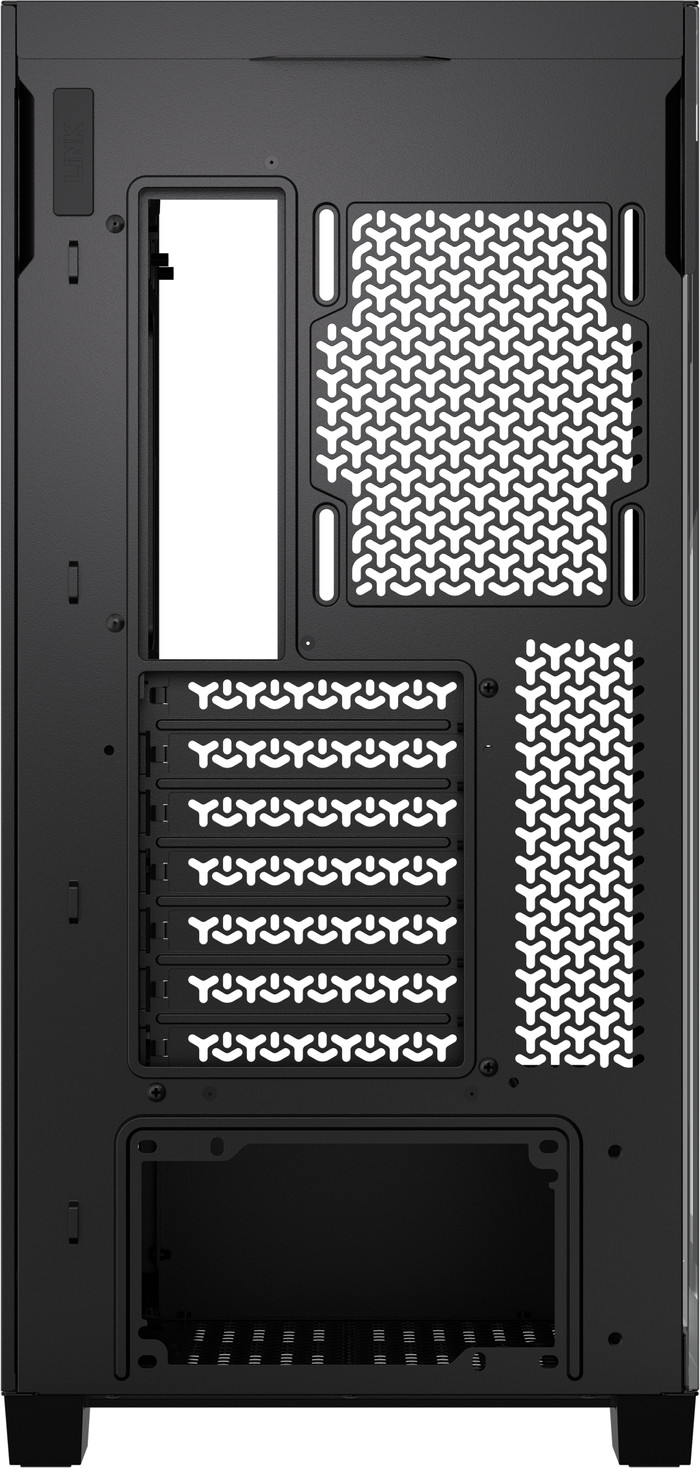Corsair 3500X Mid-Tower Zwart achterkant