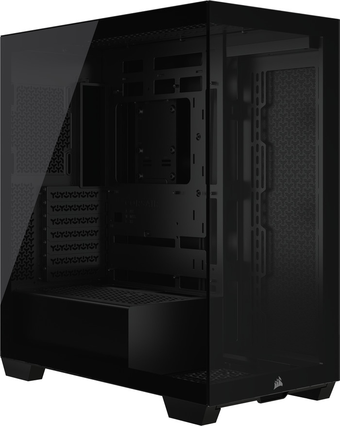 Corsair 3500X Mid-Tower Zwart linkerkant