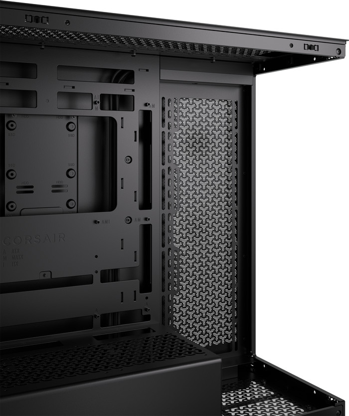 Corsair 3500X Mid-Tower Zwart binnenkant