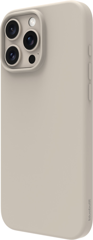 BlueBuilt Back Cover iPhone 16 Pro Max Beige left side