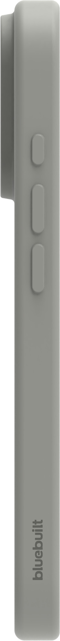 BlueBuilt Back Cover iPhone 16 Pro Grijs rechterkant