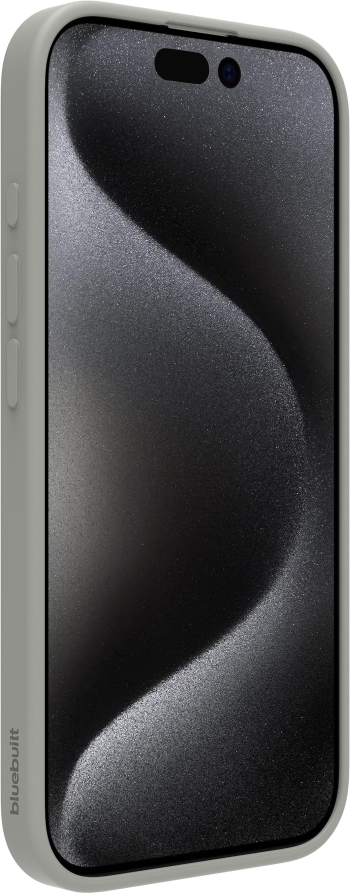 BlueBuilt Back Cover iPhone 16 Pro Grijs voorkant