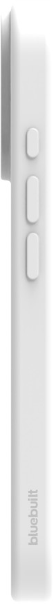 BlueBuilt Back Cover iPhone 16 Wit rechterkant