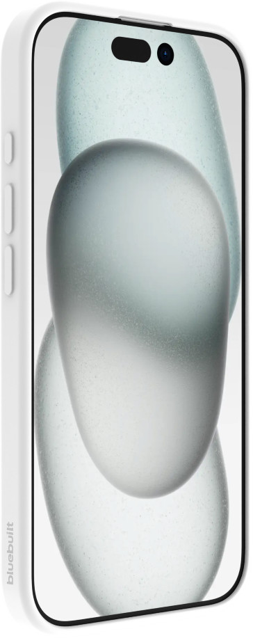 BlueBuilt Back Cover iPhone 16 Wit achterkant