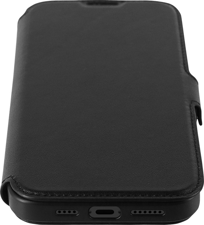 BlueBuilt Apple iPhone 16 Pro Max Book Case Leer Zwart detail