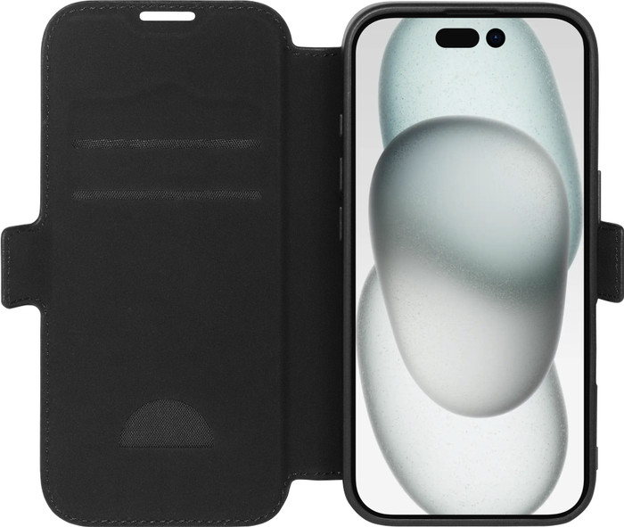 BlueBuilt Apple iPhone 16 Book Case Leer Zwart Main Image