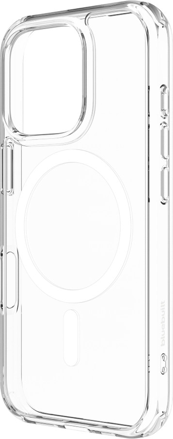 BlueBuilt Protective Back Cover with MagSafe iPhone 16 Pro Transparent front
