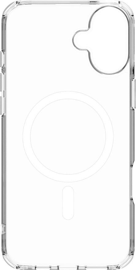 BlueBuilt Protective Backcover mit MagSafe iPhone 16 Plus Transparent rückseite