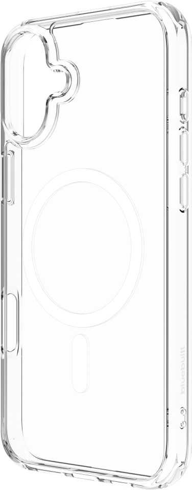 BlueBuilt Protective Backcover mit MagSafe iPhone 16 Plus Transparent vorne