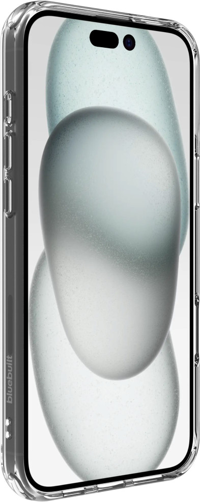 BlueBuilt Protective Backcover mit MagSafe iPhone 16 Plus Transparent rückseite