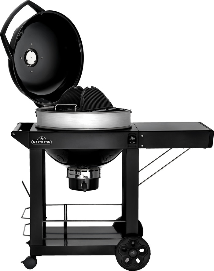 Napoleon PRO-CART Houtskool Kettle binnenkant