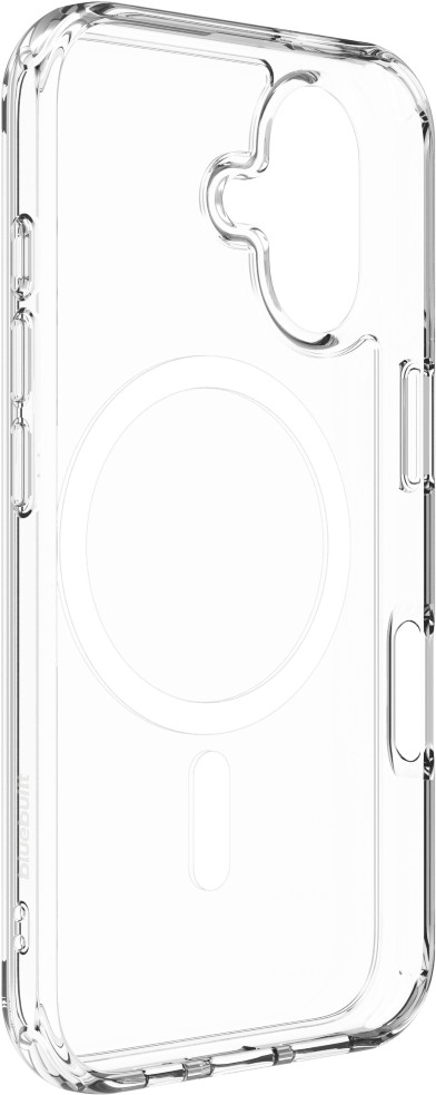 BlueBuilt Protective Back Cover with MagSafe iPhone 16 Transparent front