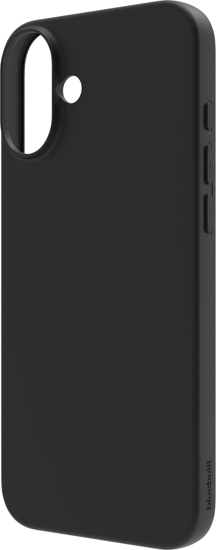 BlueBuilt Back Cover iPhone 16 Plus Zwart achterkant