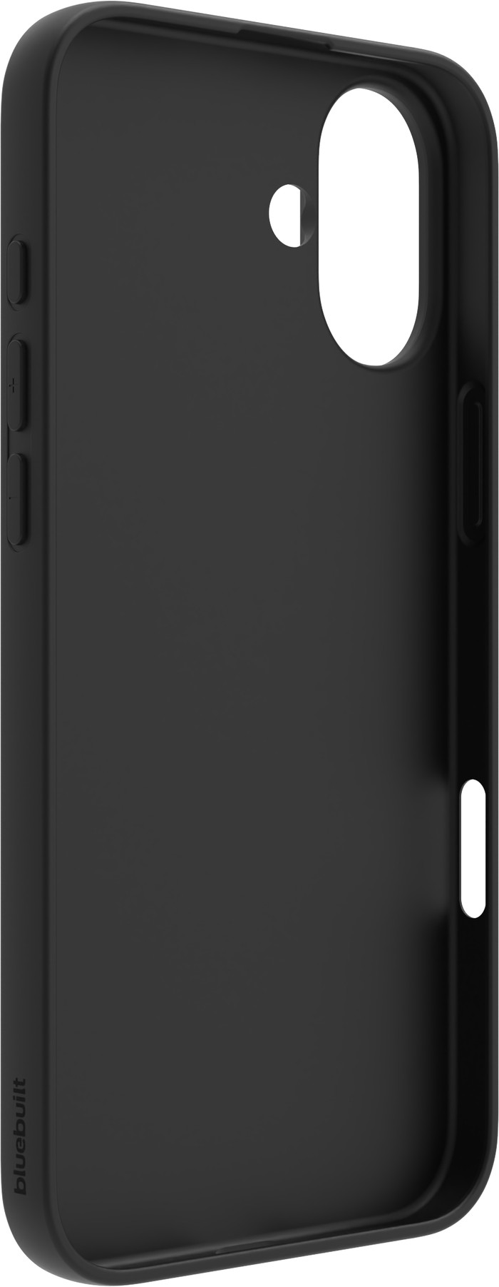 BlueBuilt Back Cover iPhone 16 Plus Zwart achterkant