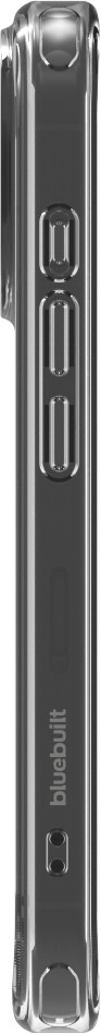 BlueBuilt Protective Back Cover iPhone 16 Pro Transparant rechterkant