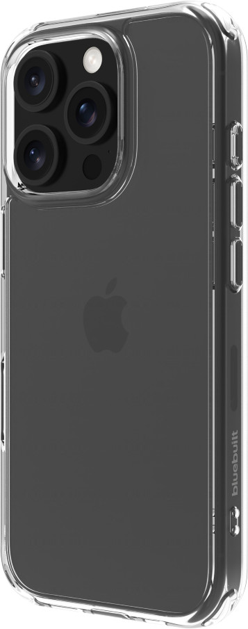 BlueBuilt Protective Back Cover iPhone 16 Pro Transparant voorkant