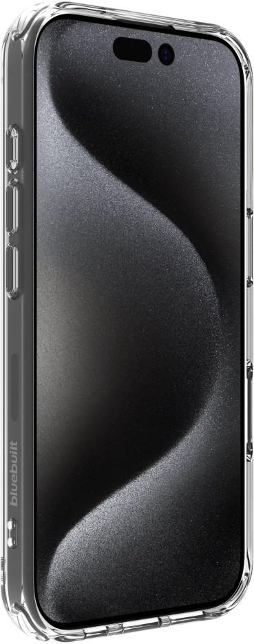 BlueBuilt Protective Back Cover iPhone 16 Pro Transparant achterkant