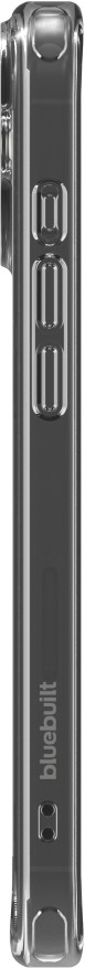 BlueBuilt Protective Back Cover iPhone 16 Plus Transparant rechterkant