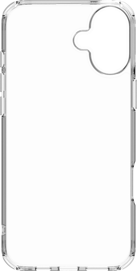 BlueBuilt Protective Back Cover iPhone 16 Plus Transparant voorkant