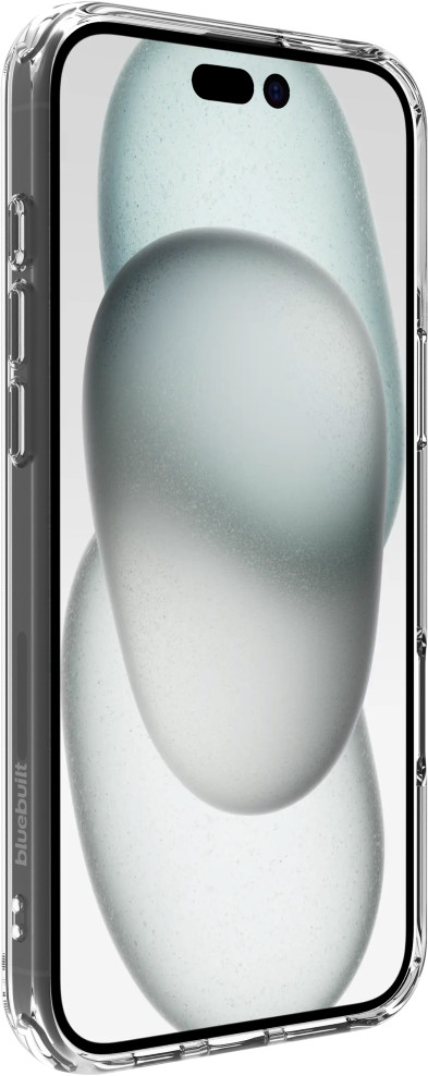 BlueBuilt Protective Back Cover iPhone 16 Plus Transparant achterkant