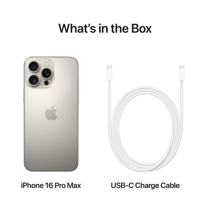Apple iPhone 16 Pro Max 256GB Natural Titanium accessoire