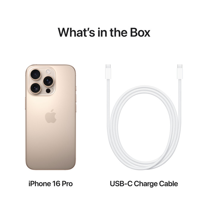 Apple iPhone 16 Pro 128GB Desert Titanium accessoire
