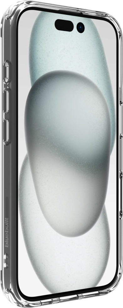 BlueBuilt Protective Back Cover iPhone 16 Transparant achterkant