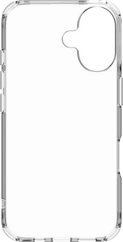 BlueBuilt Protective Back Cover iPhone 16 Transparant voorkant