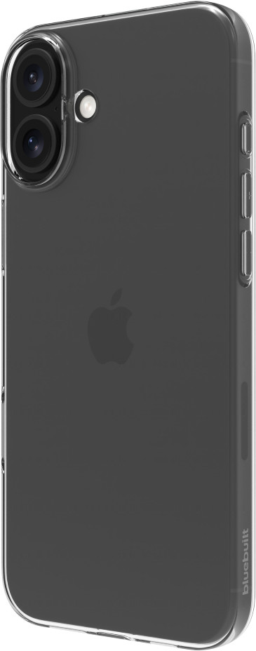 BlueBuilt Apple iPhone 16 Plus Back Cover Transparant voorkant