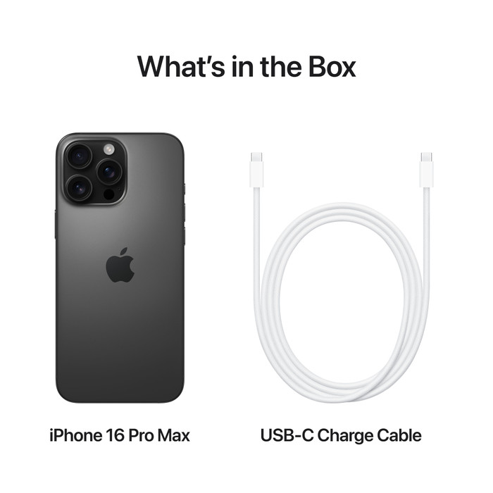 Apple iPhone 16 Pro Max 256GB Black Titanium accessoire