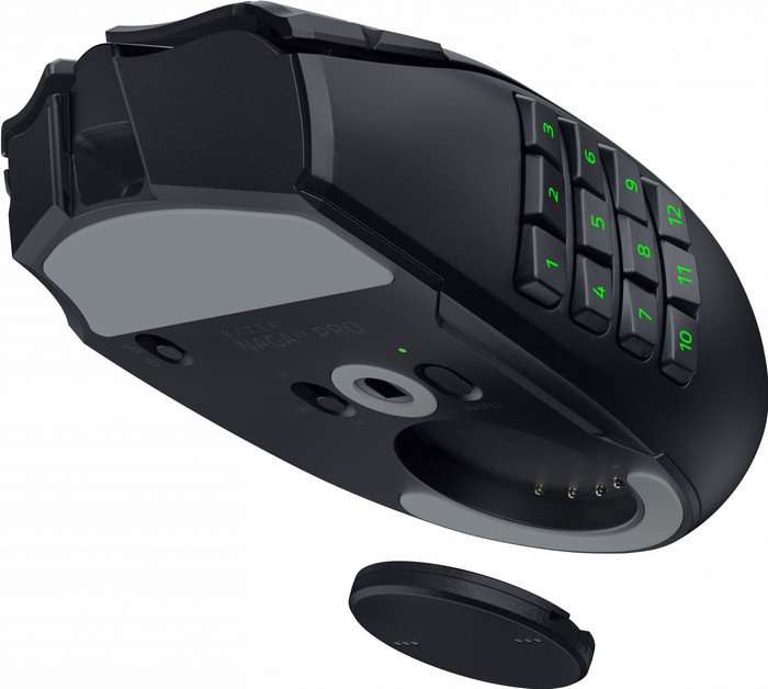 Razer Naga V3 Pro Draadloze Gaming Muis onderkant