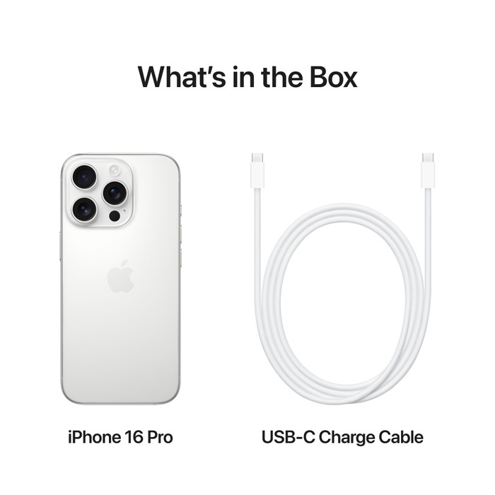 Apple iPhone 16 Pro 256GB White Titanium accessoire