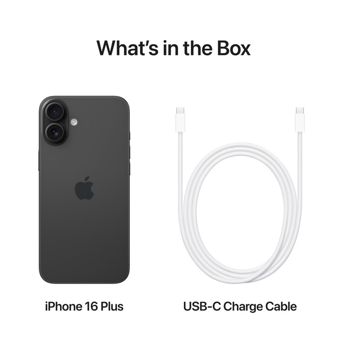Apple iPhone 16 Plus 128GB Zwart accessoire