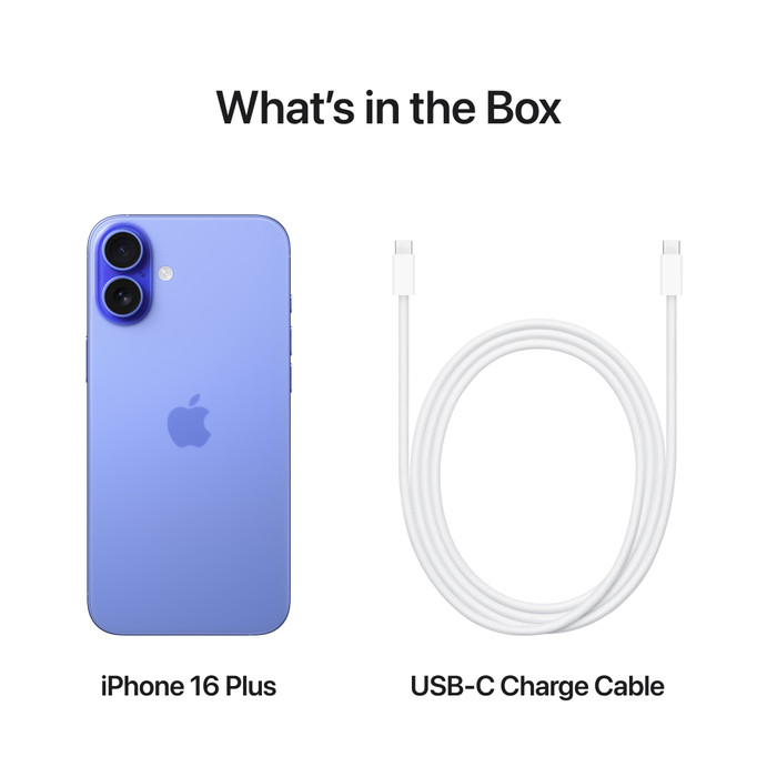 Apple iPhone 16 Plus 256GB Blauw accessoire