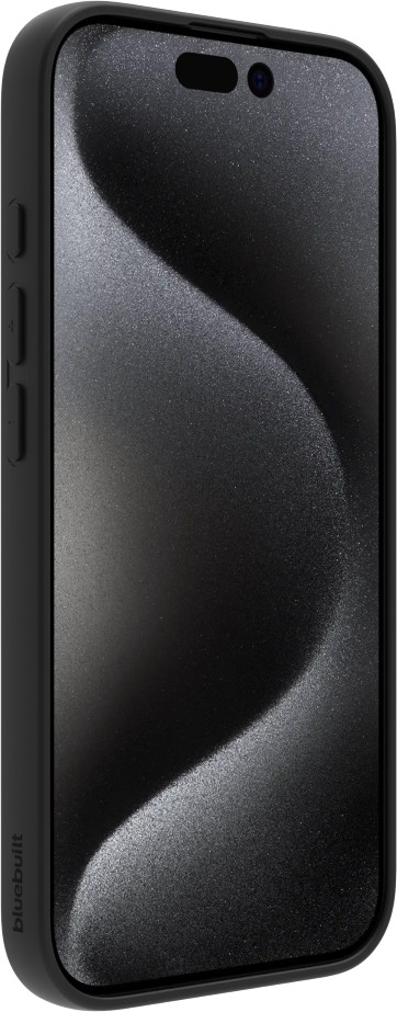 BlueBuilt Back Cover iPhone 16 Pro Zwart achterkant