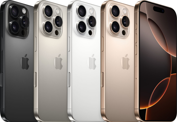 Apple iPhone 16 Pro 128GB Black Titanium samengesteld product