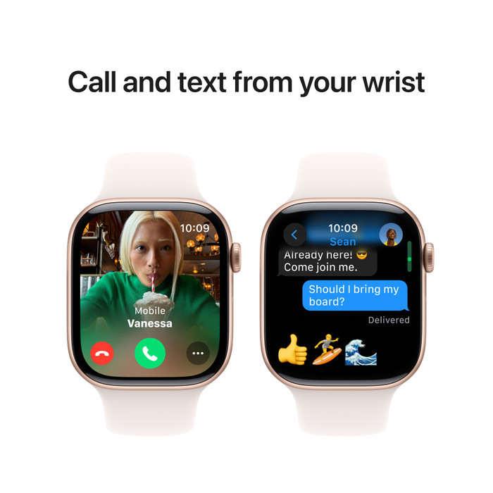 Apple Watch Series 10 46mm Roségoud Sportband M/L visual leverancier