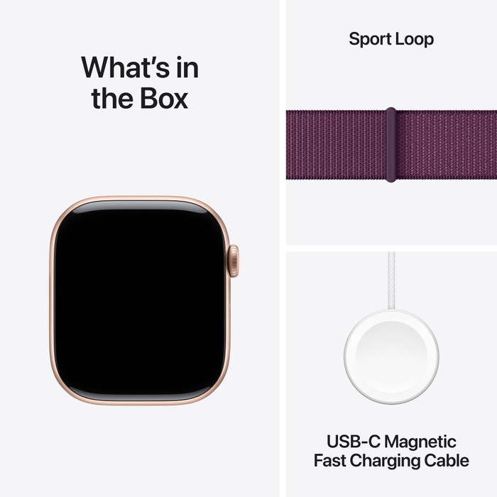 Apple Watch Series 10 46mm Roségoud Sport Loop visual leverancier