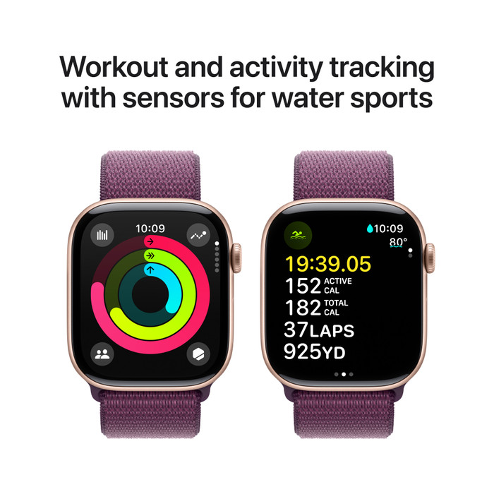 Apple Watch Series 10 46mm Roségoud Sport Loop visual leverancier