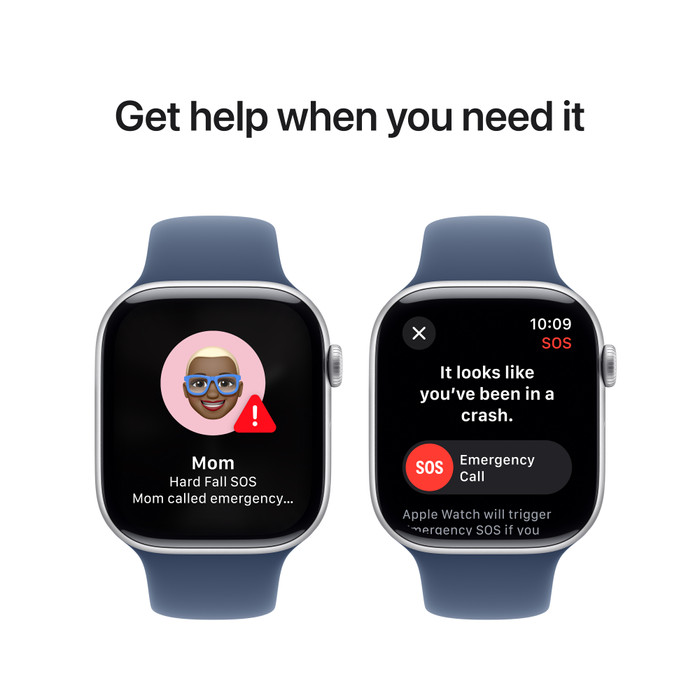 Apple Watch Series 10 46 mm Silber Sportarmband M/L visueller lieferant