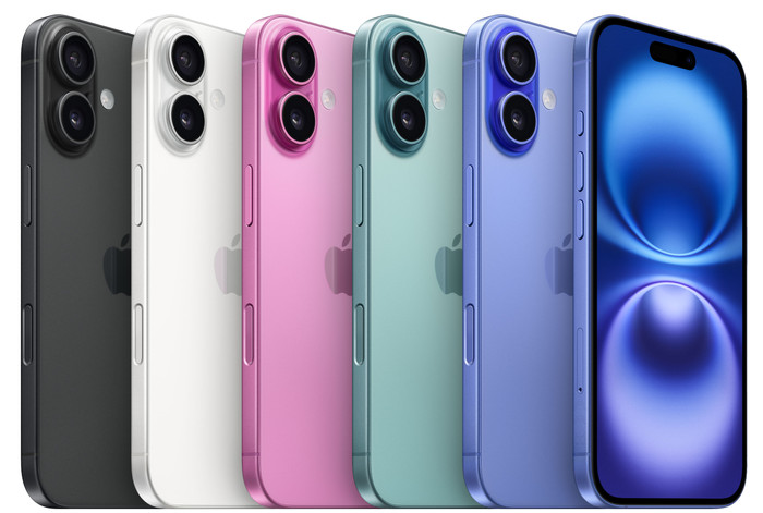 Apple iPhone 16 128GB Groen samengesteld product