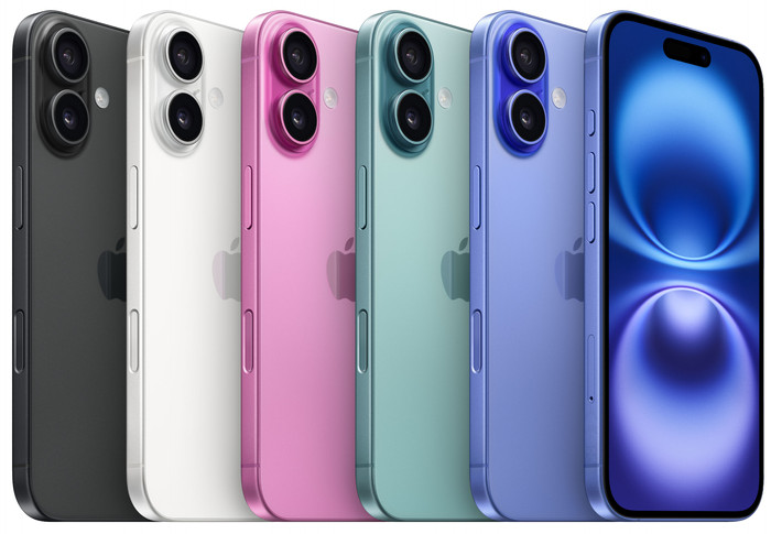 Apple iPhone 16 128GB Blauw samengesteld product