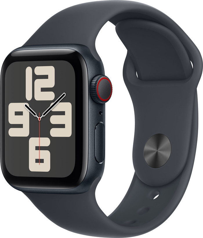 Apple Watch SE 2024 4G 40mm Midnight Sportband S/M Main Image