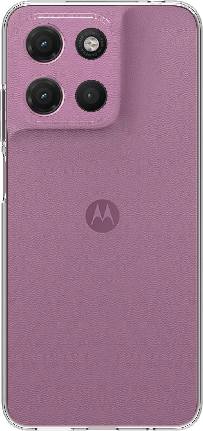 Just in Case Soft Design Motorola Moto G17 / G17 Power Back Cover Transparant Main Image