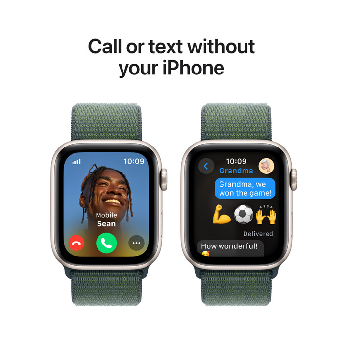 Apple Watch SE 2024 4G 44mm Starlight Sport Loop visual leverancier