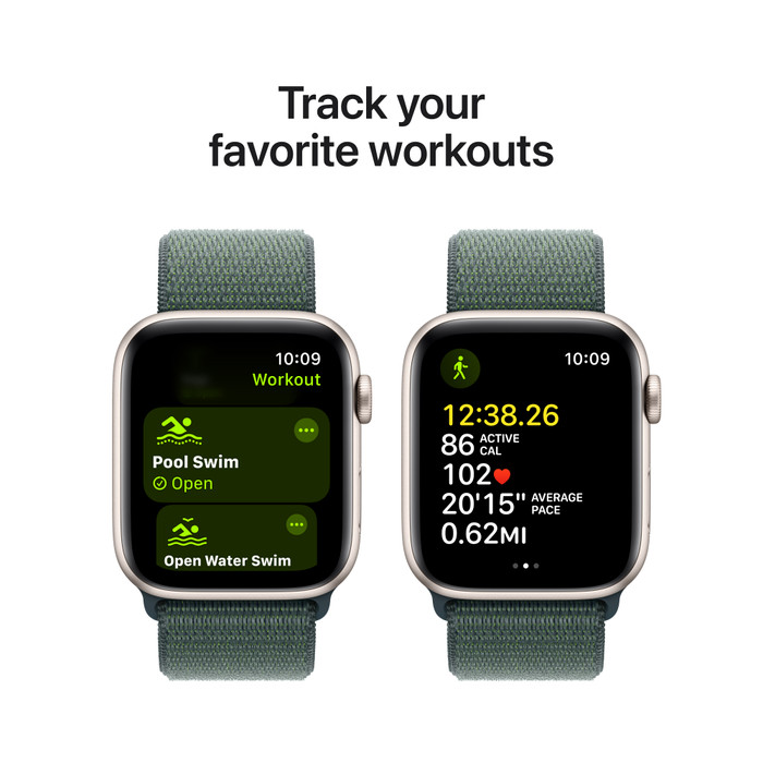 Apple Watch SE 2024 4G 44mm Starlight Sport Loop visual leverancier