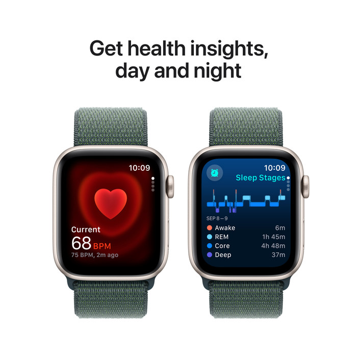 Apple Watch SE 2024 4G 44mm Starlight Sport Loop visual leverancier