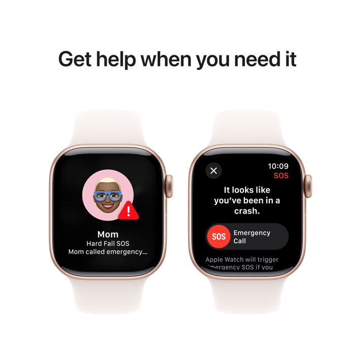 Apple Watch Series 10 42mm Rose Gold Sport Band S/M visual supplier