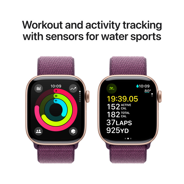 Apple Watch Series 10 42mm Roségoud Sport Loop visual leverancier