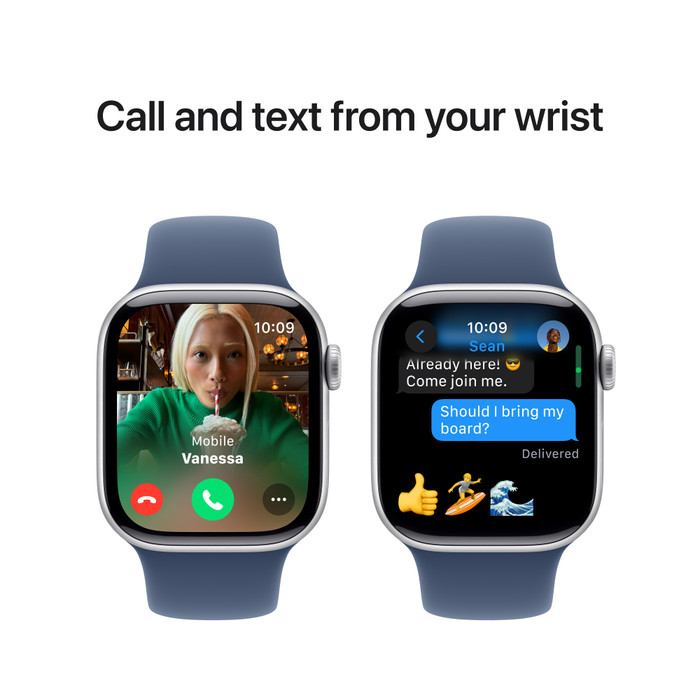 Apple Watch Series 10 42mm Zilver Sportband S/M visual leverancier